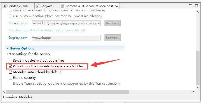 Change Tomcat Server Config